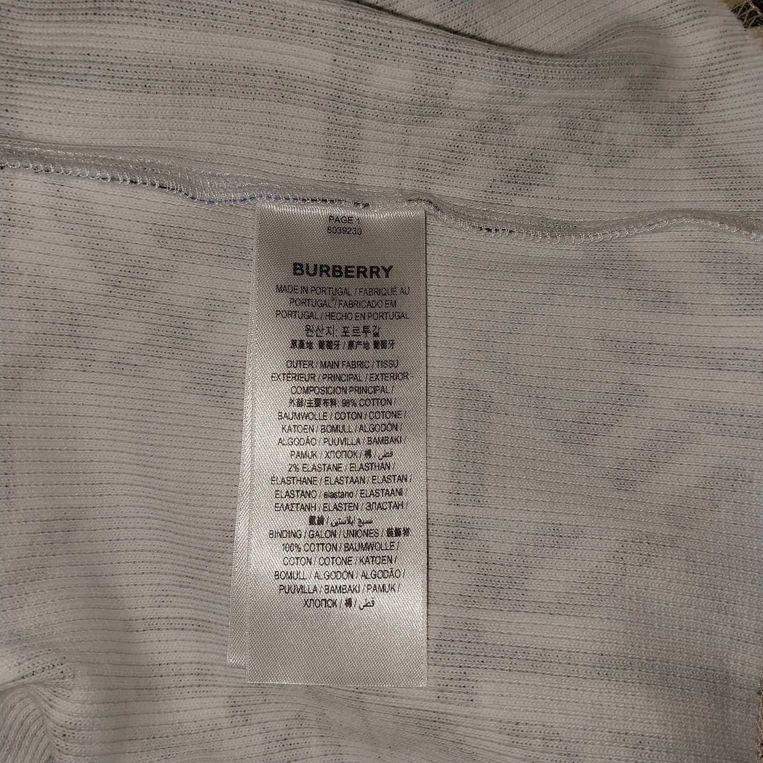 訳アリ -買い得★Burberry ビンテージ チェック ロゴ入りタンク