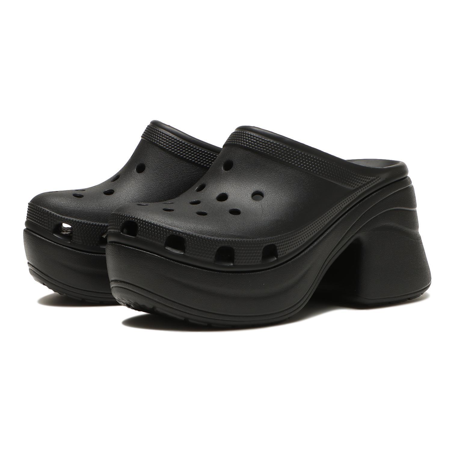 国内配送 CROCS SIREN CLOG BLACK