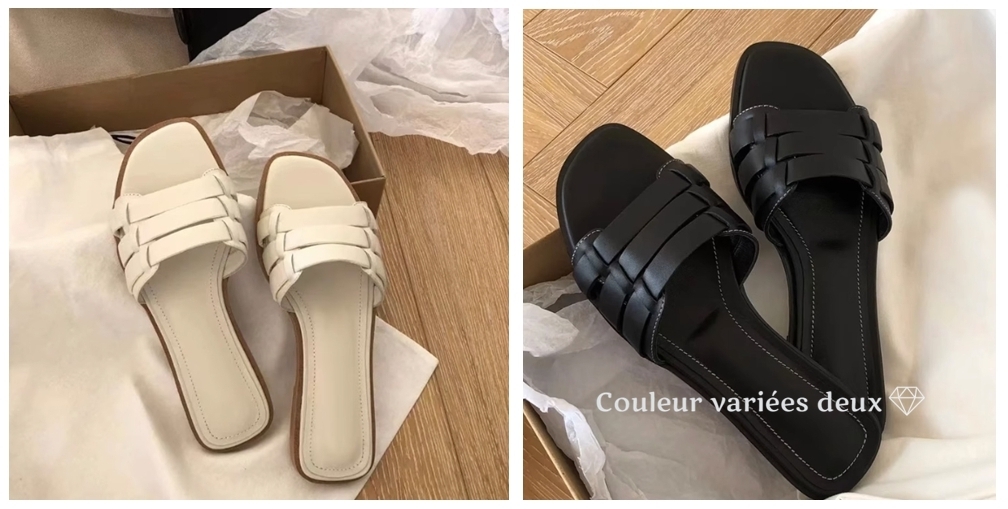 レザー サンダル スリッパタイプ 上質シープスキン 1519