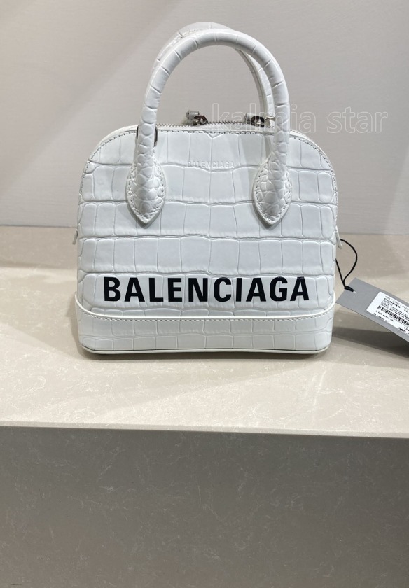 送料関税込 BALENCIAGA ヴィル XXS クロコダイルエンボス