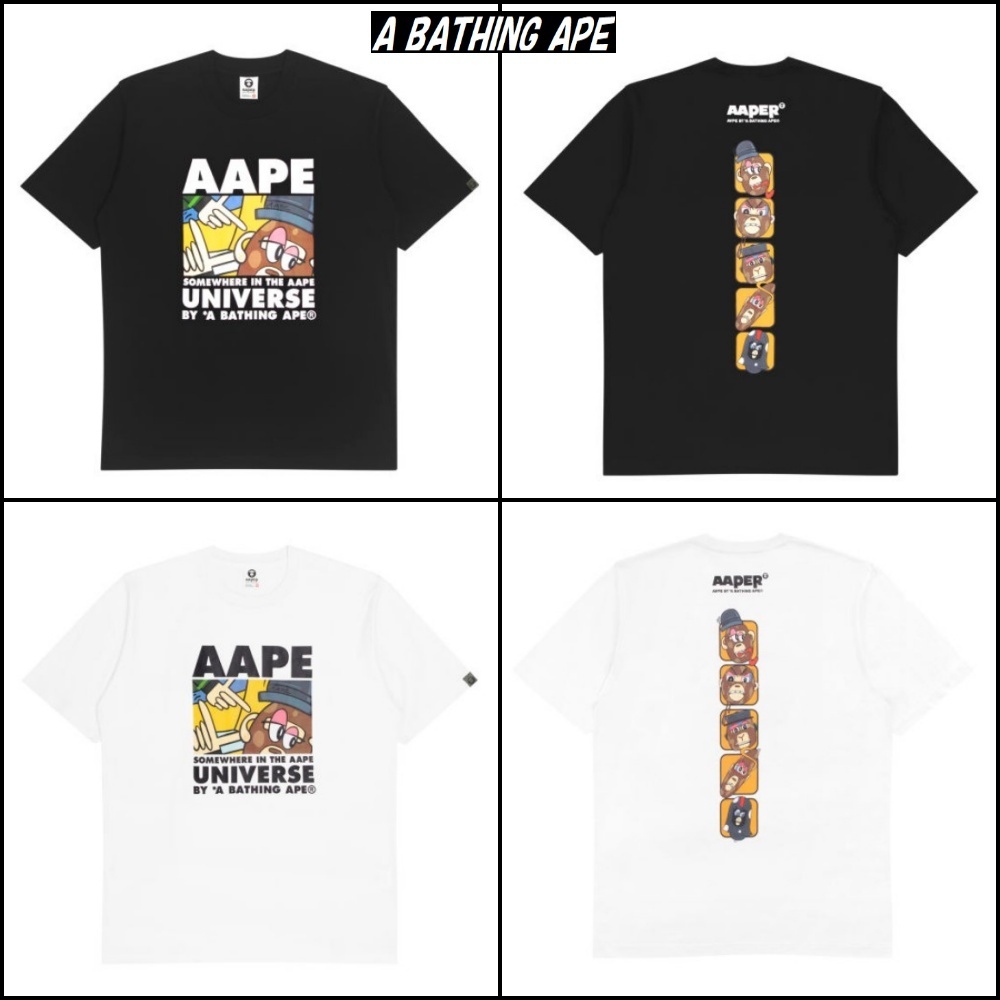 【AAPE by A BATHING APE】X Eric Inkala グラフィック Tシャツ
