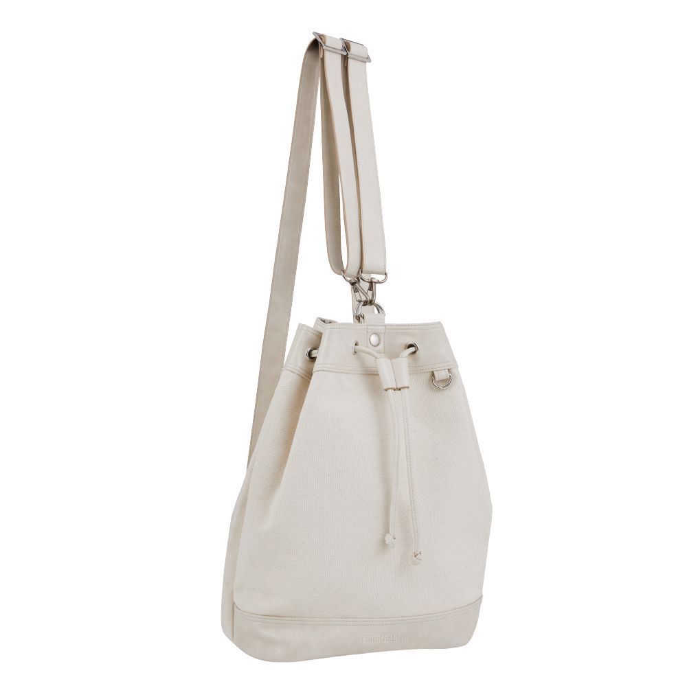 【HERVE】CLASSIC BUCKET BAG_4COLORS ☆韓国人気☆ Classic Bucket Bag Ivory - HERVE