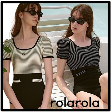 ワンピース水着 ROLAROLA BACK SLIT SWIMSUIT 5BMR0141 S rolarola(ロラロラ) ワンピース水着(レディース) - 海外通販の