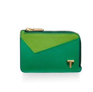 希少☆ Tiffany&Co Tロゴ レザー ジップカードケース 希少☆ Tiffany&Co Tロゴ レザー ジップカードケース (Tiffany
