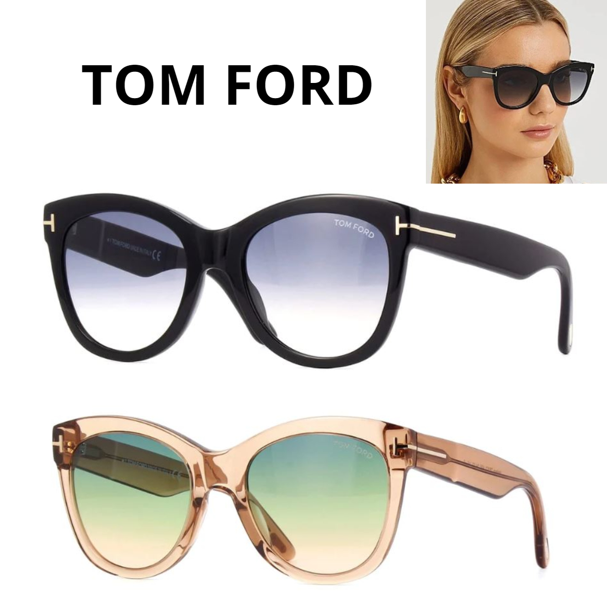 関税・送料込み＊TOM FORD＊TF870 WALLACE サングラス
