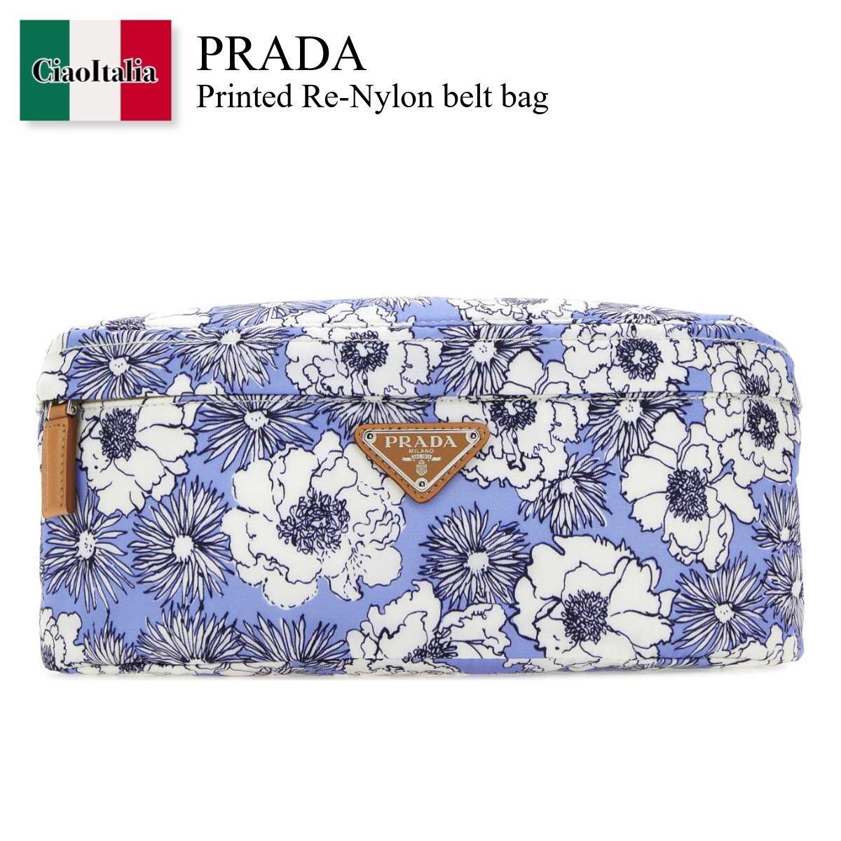 ショルダーバッグ Prada Printed Re-Nylon Belt Bag