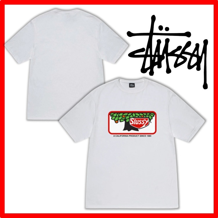 ★韓国の人気★【STUSSY】★ORCHARD TEE★Tシャツ★White★
