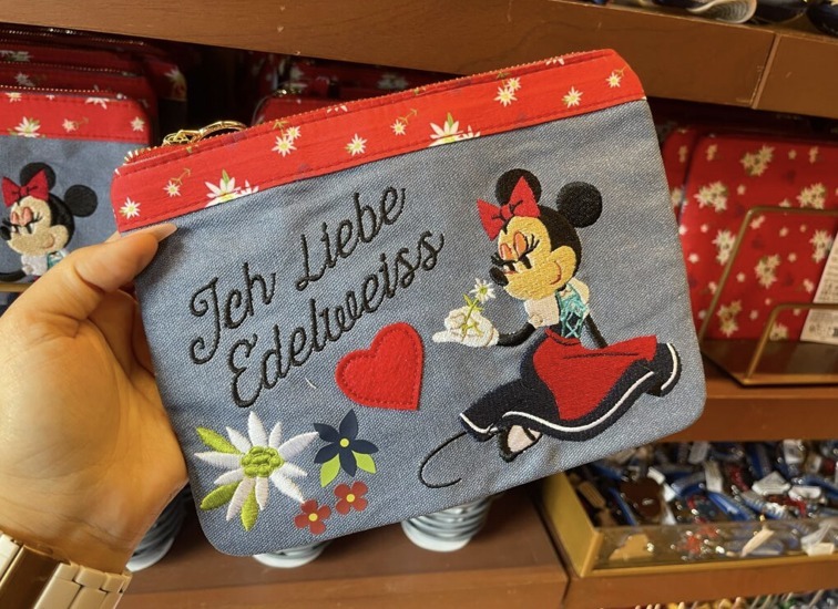 【Disney】US Disney Parks ドイツ館 ミニーちゃん ポーチ