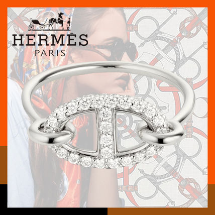 HERMES Fine Jewelry Casual Style Blended Fabrics Street Style Party Style