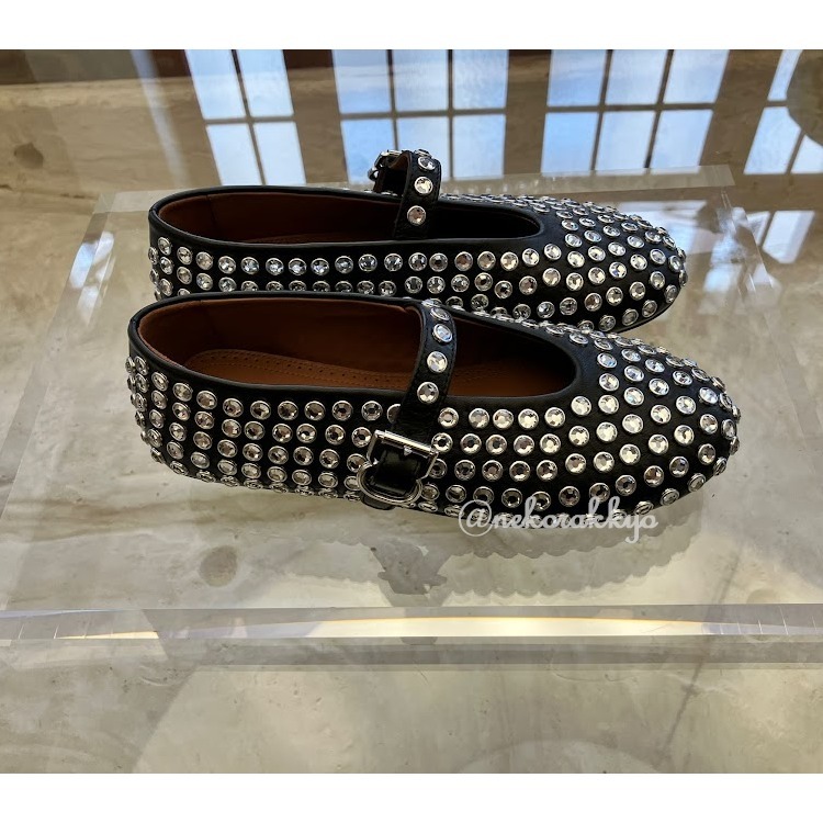ALAIA＊BALLERINAS クリスタル バレリーナシューズ＊送料込 ALAIA＊BALLERINAS クリスタル バレリーナシューズ＊送料込