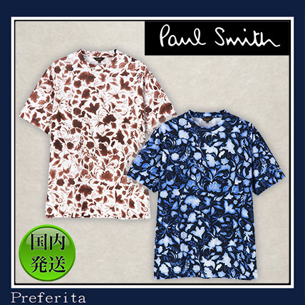 【Paul Smith】Tシャツ イタリアンフローラルシルエットプリント
