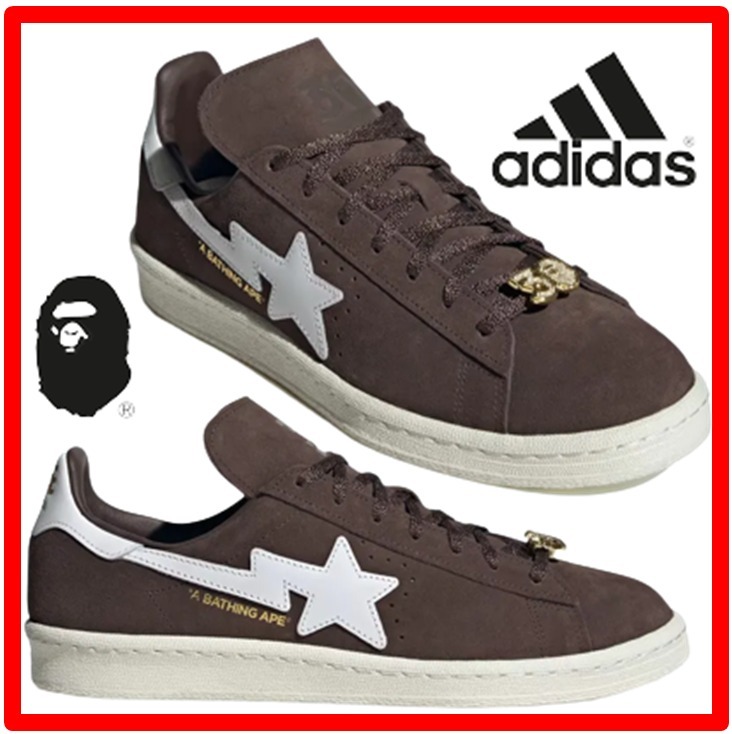 ★【Adidas】★BAPE X ADIDAS ORIGINALS CAMPUS 80's★22-29★