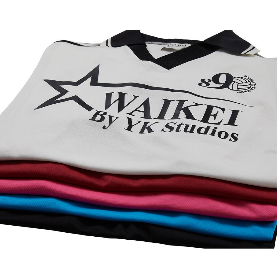 Tシャツ・カットソー Wai Kei Star logo collar jersey half sleeve tshirts BMR243 Wai Kei Star logo collar jersey half sleeve tshirts BMR243