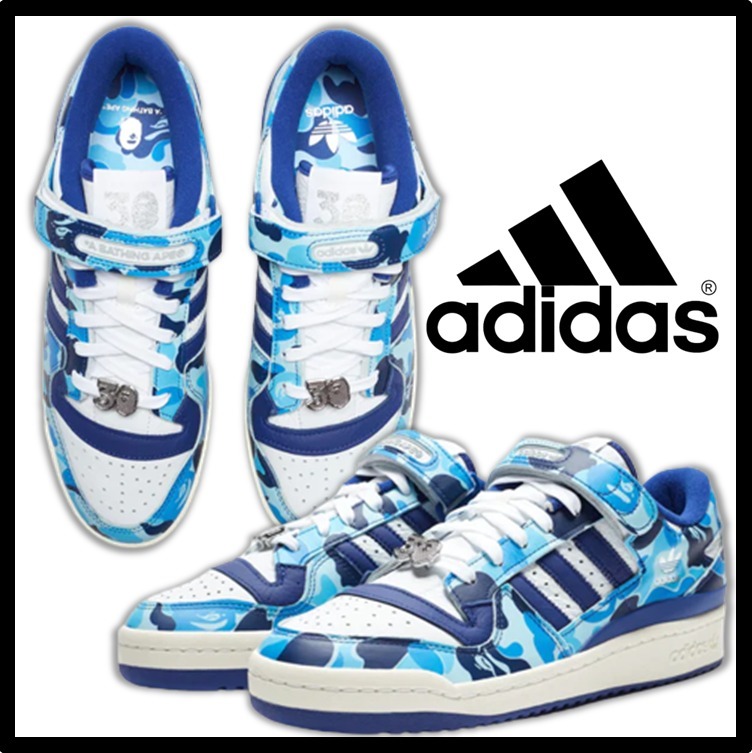 ★関税込★adidas★BAPE X ADIDAS FORUM 84 LOW★22-30cm