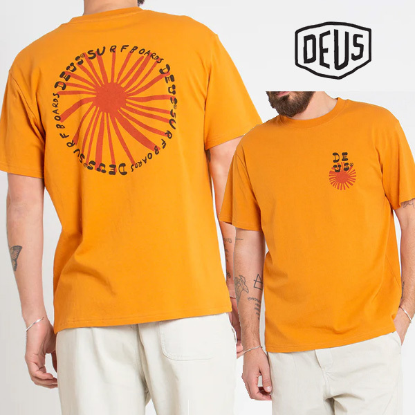 Deus Ex Machina☆SUNSTROKE TEE バックプリント 半袖 Tシャツ