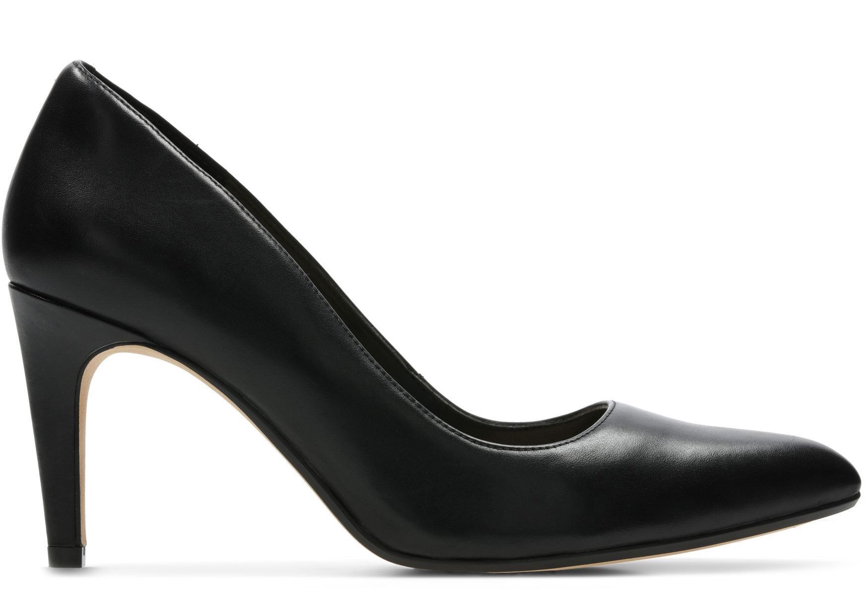 Clarks クラシック パンプス 8.5cm ブラック ヒール オフィス