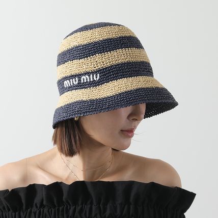 MiuMiu(ミュウミュウ) ハット(レディース) - 海外通販のBUYMA
