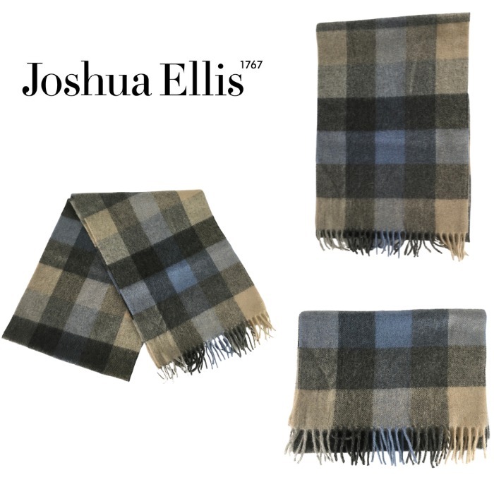 【Joshua Ellis】在庫あり、関税負担なし ☆ストール 30X180CM☆
