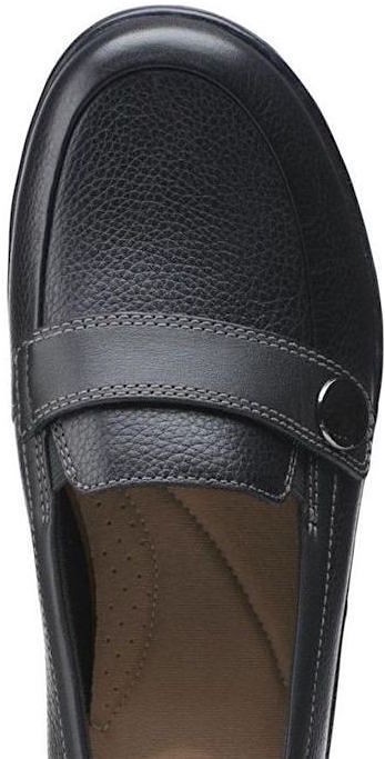 即納 送料無料 Clarks 23cm/ 24.5cm ウエッジ フラット レザー