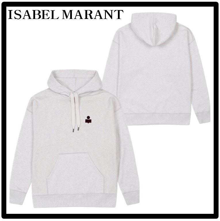 ★送料・関税込★Isabel Marant★MALEK CHEST LOGO HOODIE★ECRU