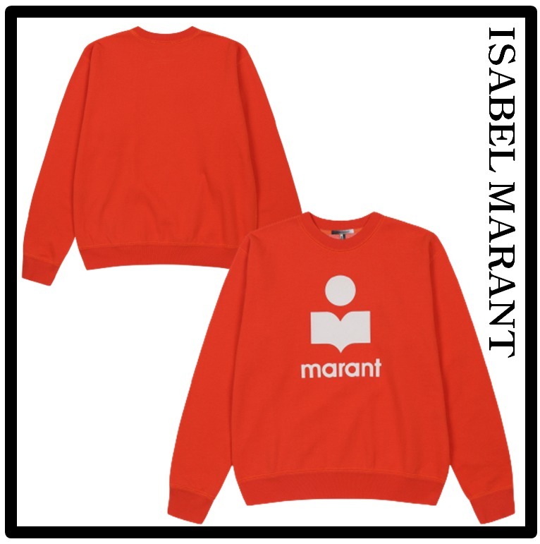 ★送料関税込★Isabel Marant★LOGO PRINT SWEAT SHIRT★ORANGE