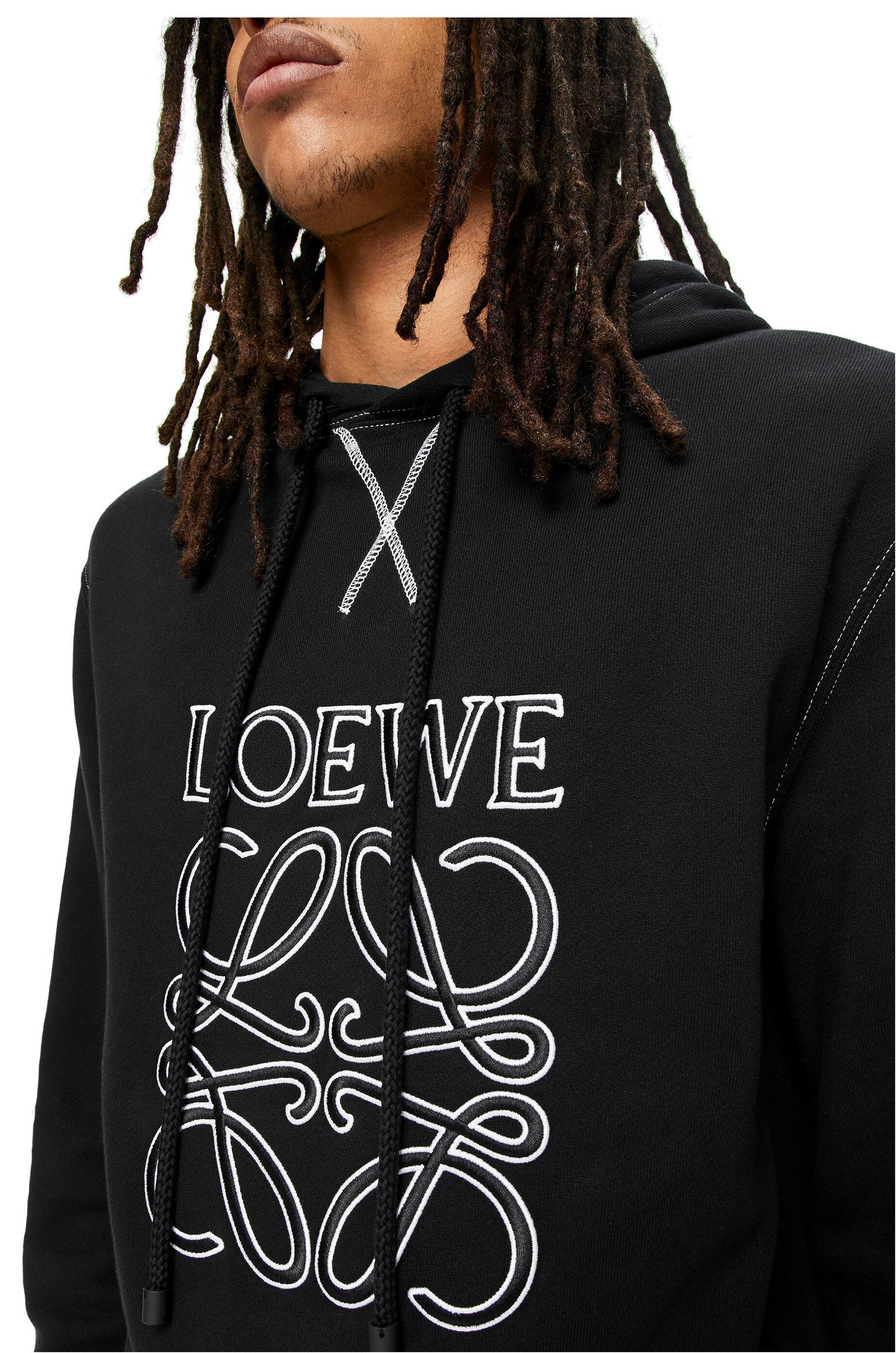 新作【LOEWE】アナグラム トーナル コットン フーディー、全2色 (LOEWE