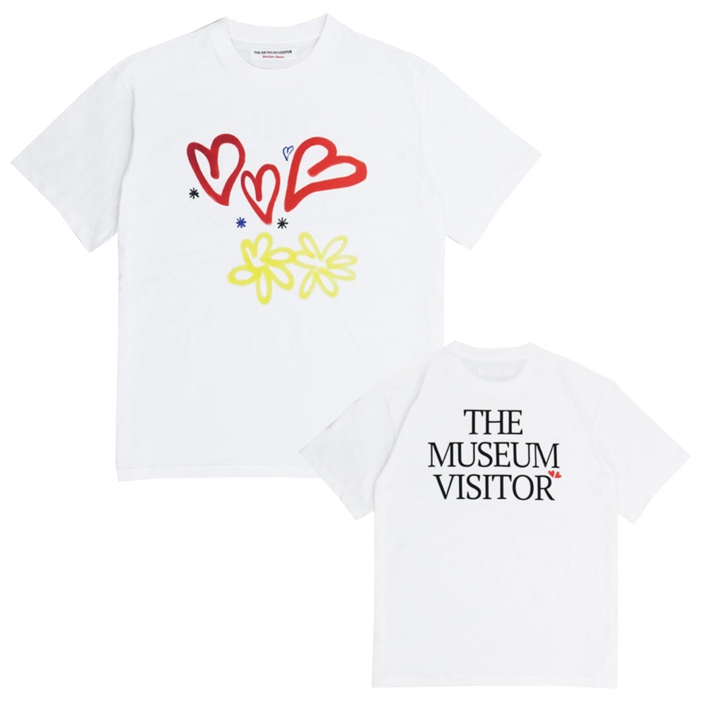 THE MUSEUM VISITOR★HOUSEBY SPRAY PRINTED T-SHIRTS 半袖T