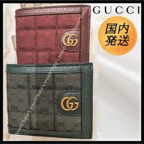 ギフト♪【国内発送★GUCCI】ミニ GGキャンバス ウォレット