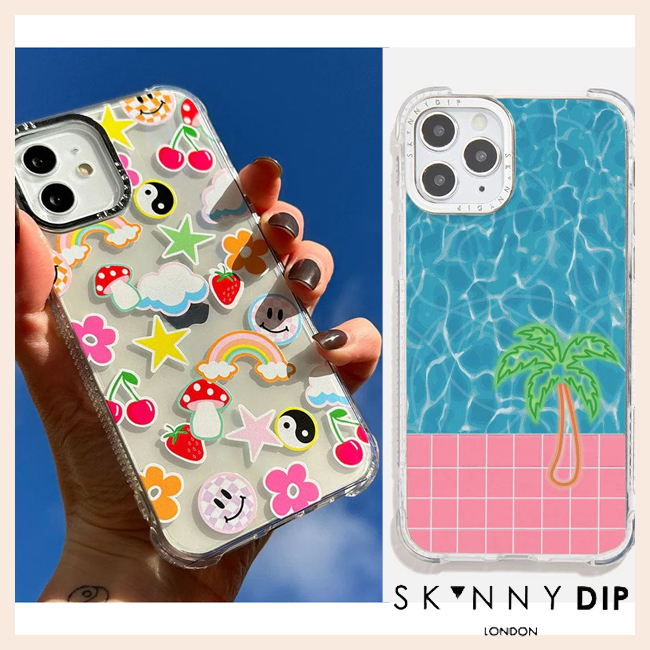 【SKINNYDIP】iphoneケース プールサイド アイコン Nails Bab