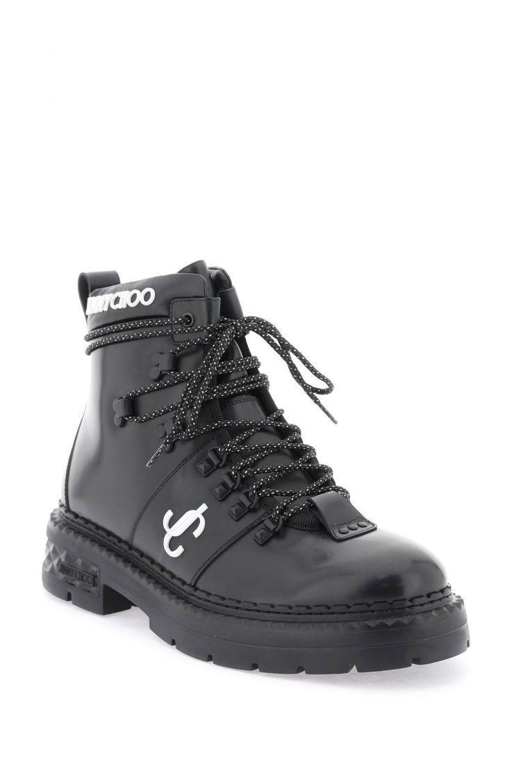♢JIMMY CHOO♢スエード×レザー ハイキングブーツ