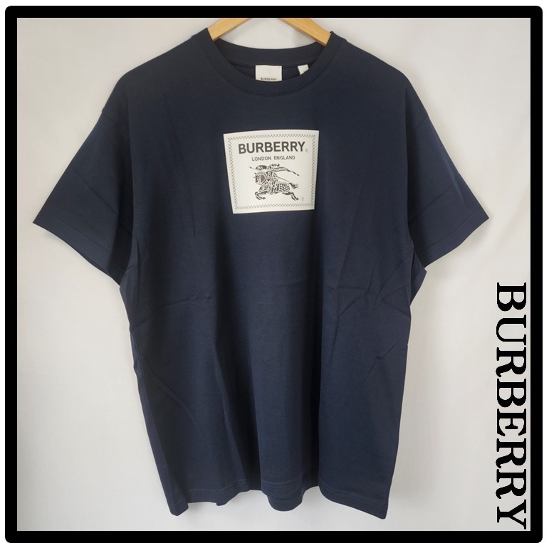 ★送料・関税込★BURBERRY★Proseom Label Cotton T-shirt★