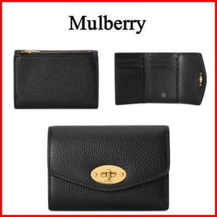 三つ折り Mulberry(マルベリー) 折りたたみ財布(レディース