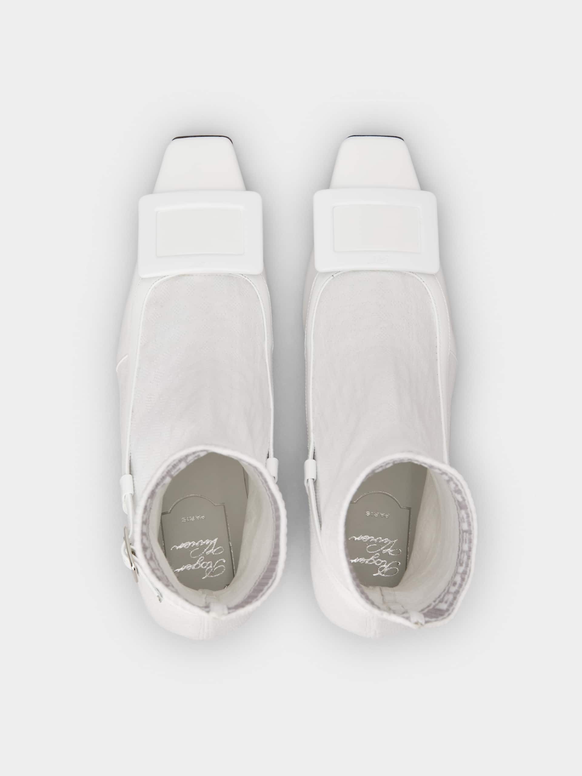 [Roger Vivier] Belle Vivier ソックス ラッカー アンクルブーツ Roger Vivier] Belle Vivier ソックス ラッカー アンクルブーツ