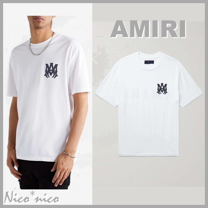 【AMIRI】ロゴプリント コットンジャージーTシャツ*送料/関税込*
