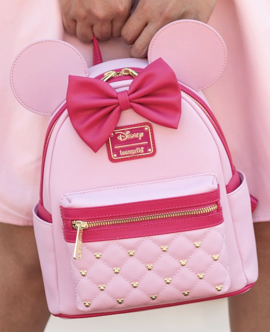 【Loungefly】Disney ストロベリーマカロン ミニ バックパック