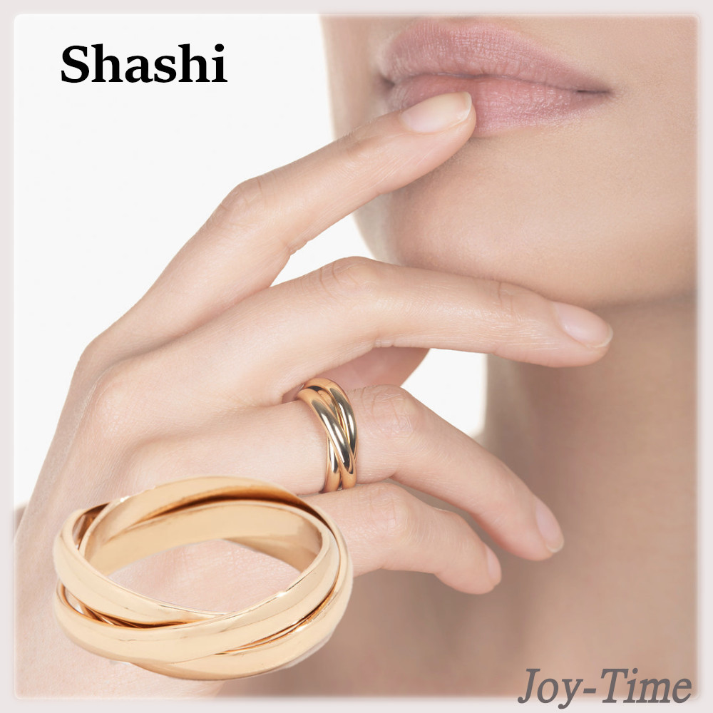 関税-送料込★Shashi★ヴェラ リング クラシックスリーリング