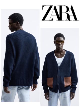 ZARA(ザラ) カーディガン(メンズ) - 海外通販のBUYMA