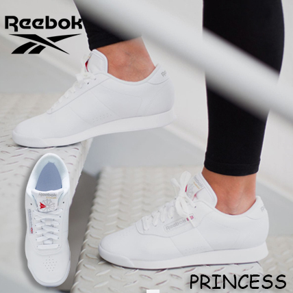国内発送★ Reebok PRINCESS オールホワイト 22-26cm シンプル
