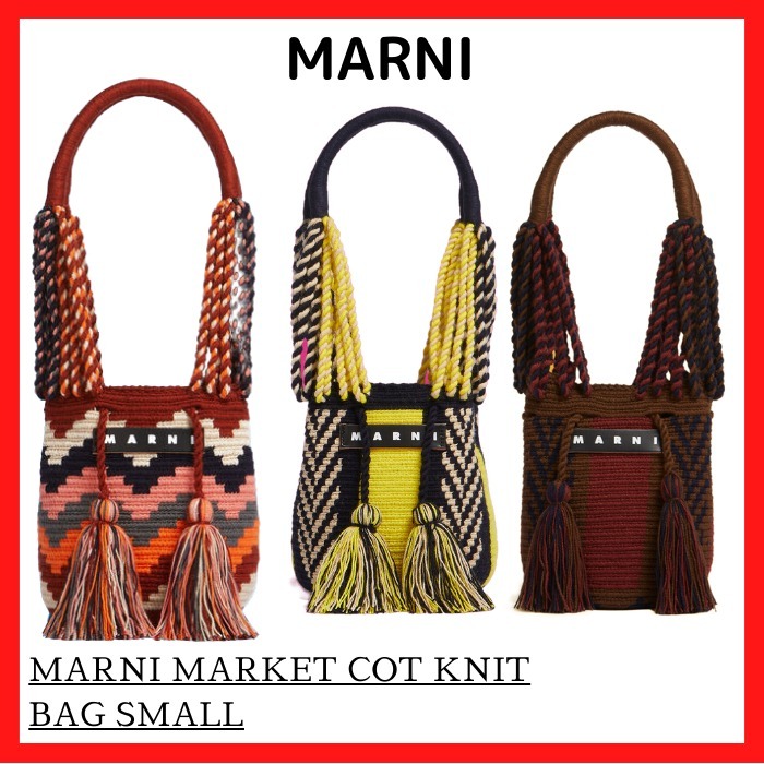 【マルニ】マーケット コット ニット バッグ 送料負担 (MARNI 【マルニ】マーケット コット ニット バッグ 送料負担 (MARNI