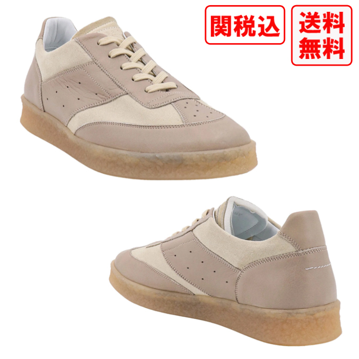 MM6 MAISON MARGIELA Suede inserts leather スニーカー