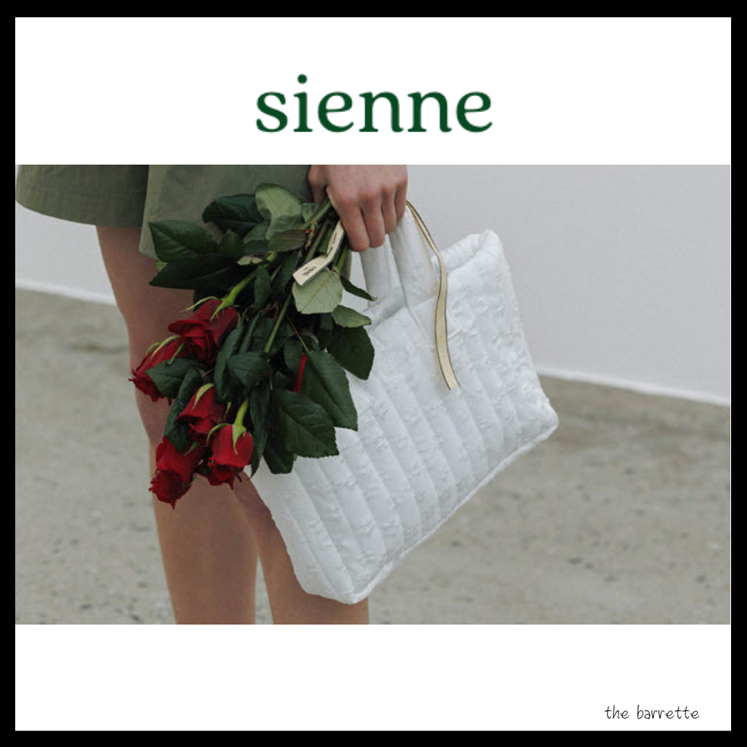 [SIENNE] フラワージャカードパディングバッグ / 韓国ブランド
