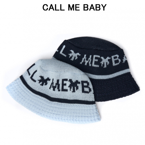 ★2023SS新作★CALL ME BABY★Baby Jacquard Knit Bucket