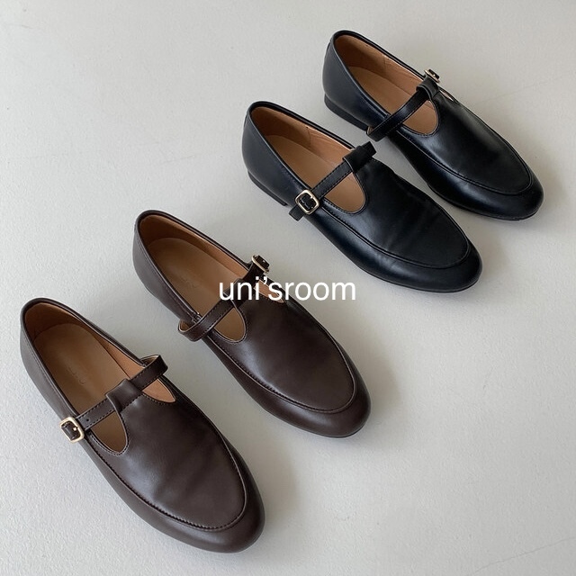 uni's room■2color バックルストラップローファー SS-AW23-01