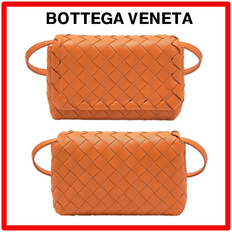 ☆【BOTTEGA VENETA】☆INTRECCIATO フラップショルダーバッグ☆