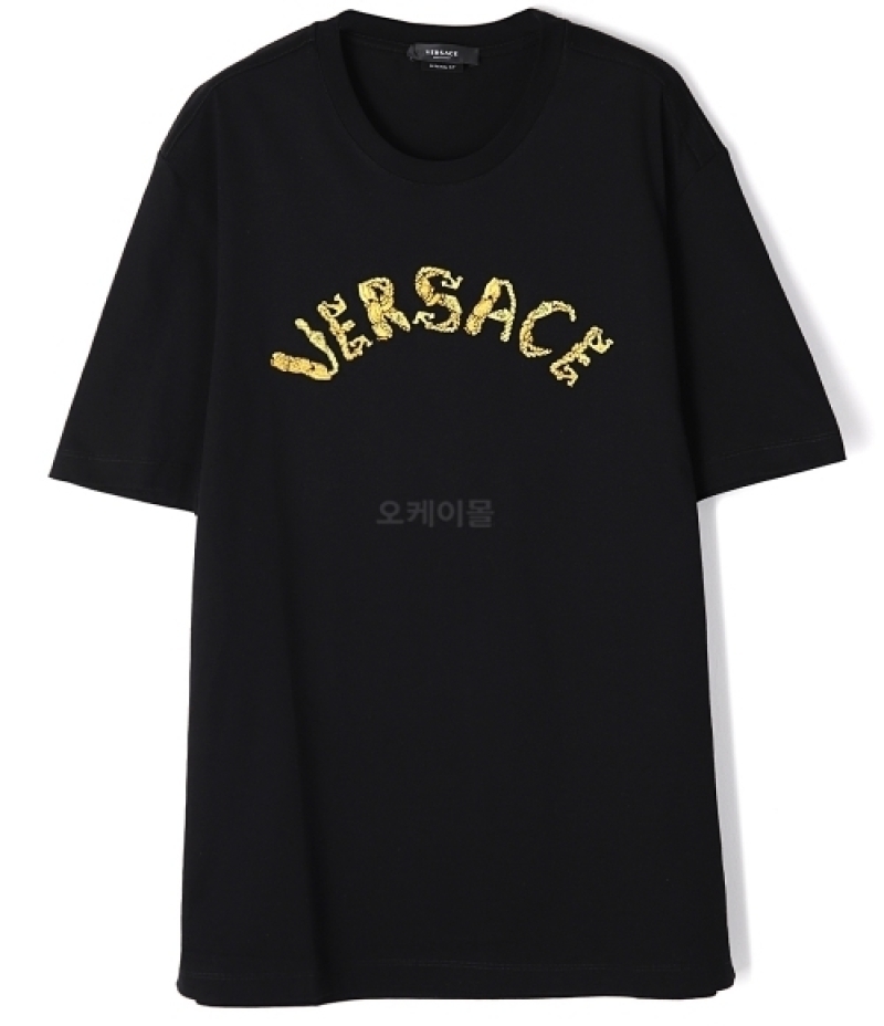 VERSACE｜SHORT-SLEEVED ROUND NECK T-SHIRTS (SEASHELL BAR