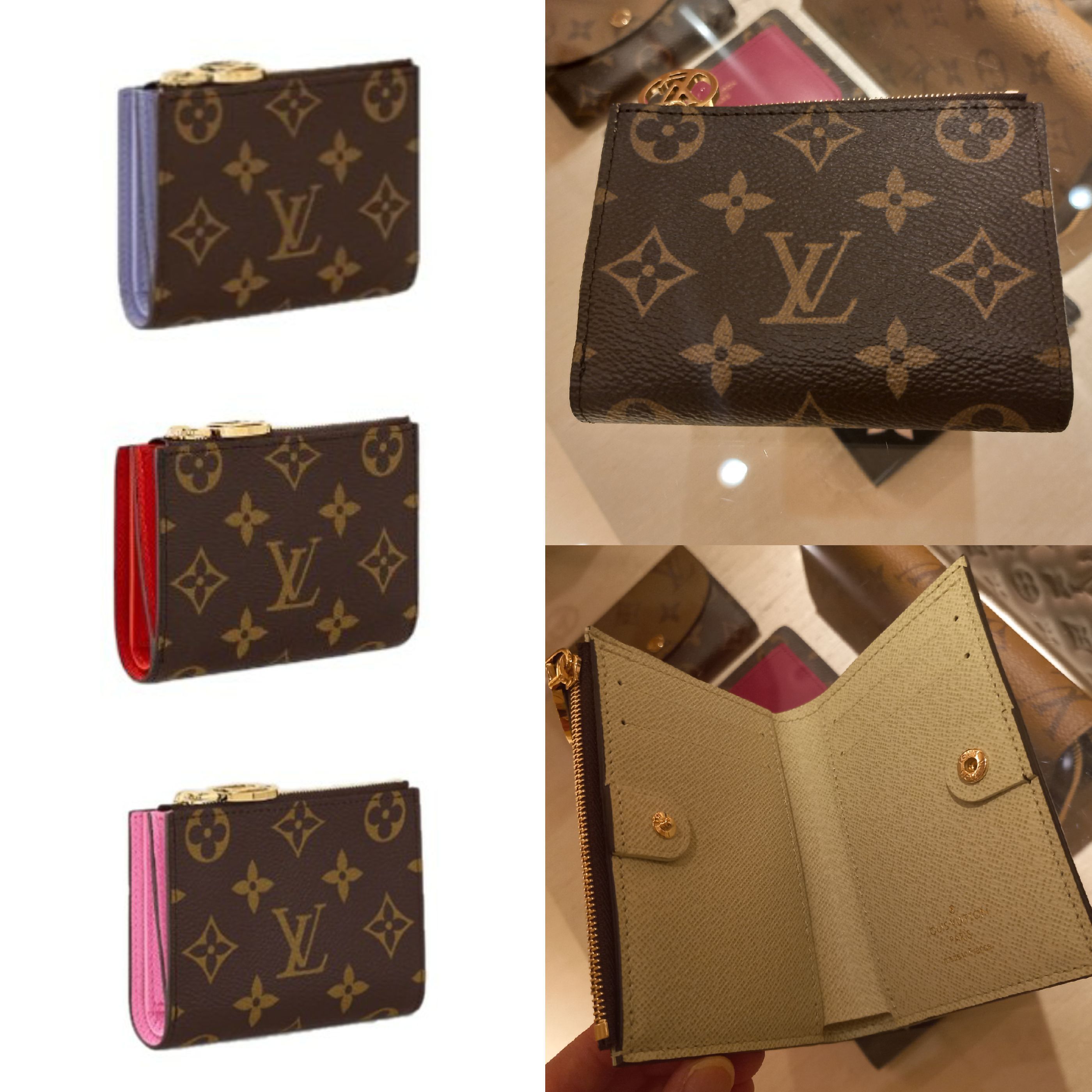 ☆LV☆直営店買付☆MINI財布 お洒落 ポルトフォイユ Lisa☆