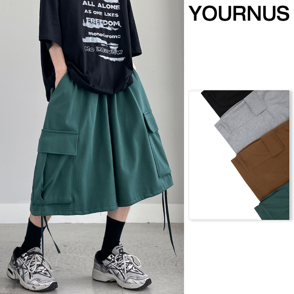 【YOURNUS】Scott Big Pocket Half Pants