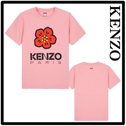 KENZO T-Shirts Street Style Logo T-Shirts