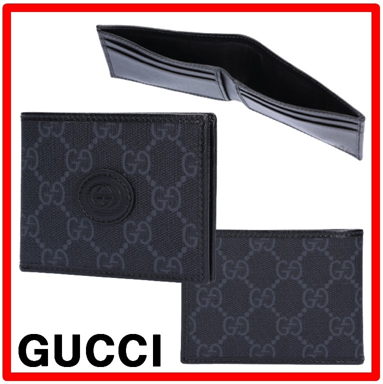 ★人気★【GUCCI】★INTERLOCKING GG BIFOLD WALLET★半財布★