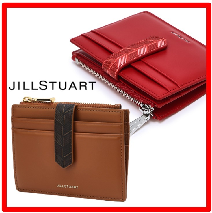☆人気☆【JILLSTUART】☆BROWN ZIPPER カード 財布☆正規品☆